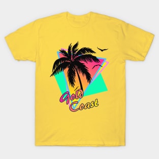 Gold Coast Cool 80s Sunset T-Shirt